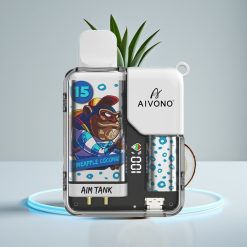 Aivono AIM-TANK 9500 Puffs 18мл Ананас Кокос 650mAh LCD