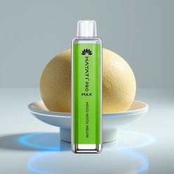 Hayati Pro Max 4000 Затяжек Одноразовая Электронная Сигарета с Дыней Mogu Mogu и LED Подсветкой