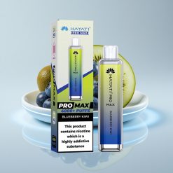 Hayati Pro Max 4000 Puffs Disposable Vape перезаряжаемый 1400mAh голубика киви
