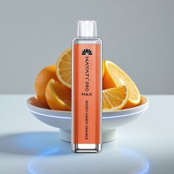 Hayati Pro Max 4000 Puffs Disposable Vape с апельсиновым карамельным вкусом, перезаряжаемый, 1400mAh