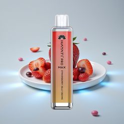 Hayati Pro Max 4000 Puffs Disposable Vape Клубничный Мармелад, 2мл, 1400mAh, перезаряжаемый