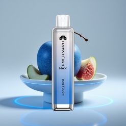 Hayati Pro Max 4000 Puffs Disposable Vape Голубая Фьюжн с Dual Mesh Coil и LED