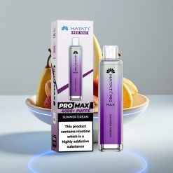 Hayati Pro Max 4000 Puffs Disposable Vape Летняя Мечта Перезаряжаемый Dual Mesh Coil