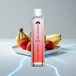 Hayati Pro Max 4000 Puffs Двухспиральный Mesh Напряжение 5% Клубника Банан