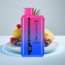 Hayati Pro Ultra 15000 Puffs 850mAh Синий Малина Ананас Клубника Лёд