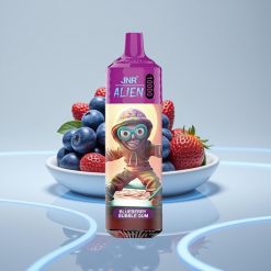 JNR Alien 10000 Puffs 850mAh Mesh Голубичная Жвачка RGB