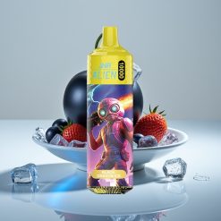 JNR Alien 10000 Puffs 850mAh RGB LED Черный Дракон Лёд