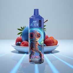 JNR Alien 10000 Puffs 850mAh Type-C LED Голубая малина лед