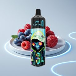 JNR Alien Max 18000 Puffs с LED-дисплеем и Dual Mesh Coil, Черника-Малина