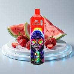 JNR Alien Max 18000 Puffs с LED-дисплеем, Dual Mesh Coil и вкусом Малина-Арбуз-Лёд