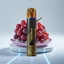 JNR Black&Golden 800 затяжек Вейп Одноразовый Виноградный Лёд 550mAh 2мл