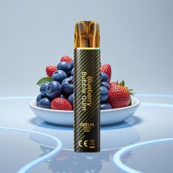JNR Black&Golden 800 Puffs 2ml Голубичная Жвачка Одноразовая Электронная Сигарета