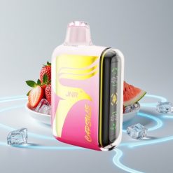 JNR Capsule 15000 Puffs 850mAh 20ml Двойная Сетка Клубничный Арбуз Лёд