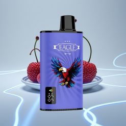 JNR EAGLE Smart 23000 Puffs Цифровой экран 1.0Ω Mesh 25мл Голубая Малина Вишня