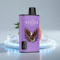 JNR EAGLE Smart 23000 Puffs Цифровой экран 1.0ohm Mesh Клубничный лёд