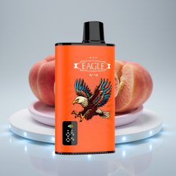 JNR EAGLE Smart 23000 Puffs Цифровой экран 1.0ohm Mesh Настройка airflow Сочные персики