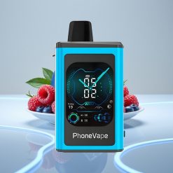 JNR PhoneVape 30000 тяг Turbo Mode с Голубым Ледяным Малиновым вкусом