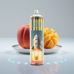 JNR Rocket-X 12400 Puffs Disposable Vape Персик Манго с RGB и регулируемым воздухом