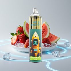 JNR Rocket-X 12400 Puffs с RGB подсветкой и регулируемым воздушным потоком Клубничный Арбуз Лед