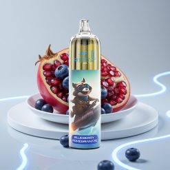 JNR Rocket-X 12400 Puffs с RGB подсветкой и регулируемой заслонкой Черника Гранат