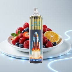 JNR Rocket-X 12400 Puffs с RGB подсветкой и регулируемым воздушным потоком Mixed Berry