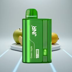 JNR Tank 10000 Puffs с цифровым дисплеем и двойной сеткой Зеленое Яблоко Персик Груша
