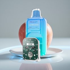 JNR VapeWatch 30000 Puffs 1000mAh Тип-C Зелёное Яблоко Лёд