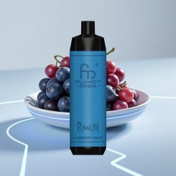 RandM Fumot Shisha 10000 тяг Blueberry Grape (Черника Виноград) LED Type-C