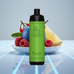 RandM Fumot Shisha 10000 Затяжек Disposable Vape с LED и Type-C Голубая Малина Лимонад