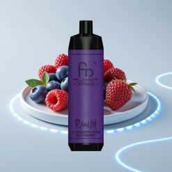RandM Fumot Shisha 10000 Puffs 18мл Тип-C Черника Кислая Малина
