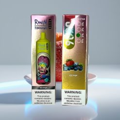 RandM Tornado 9000 Puffs 18 мл Mesh RGB Ледяной Поп