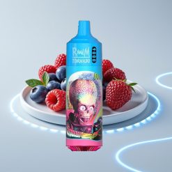 RandM Tornado 9000 Puffs 850 мАч 18 мл Mesh Coil Чернично-Кислая Малина