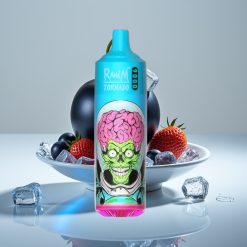 RandM Tornado 9000 Puffs 850 мАч 18 мл Mesh Coil Черный Дракон Лёд