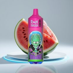 RandM Tornado 9000 Puffs 850mAh 18мл Меш-койл Арбузная Жвачка