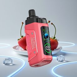 Razz Bar 45000 Puffs 1.0 Ohm Mesh Настройка Воздуха Клубника Вишня Лёд