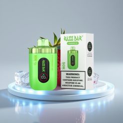 Razz Bar 50K Насосов Одноразовая Электронная Сигарета Клубничный Лёд 1.0 Ом Mesh