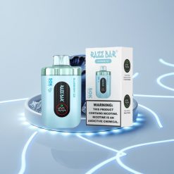 Razz Bar 50K Puffs Disposable Vape 650mAh Type-C Черника Лёд